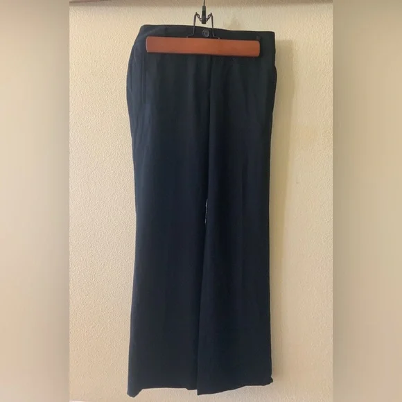 ANN TAYLOR KATE PETITE BLACK STRAIGHT LEG | Size 0P - Picture 6 of 6